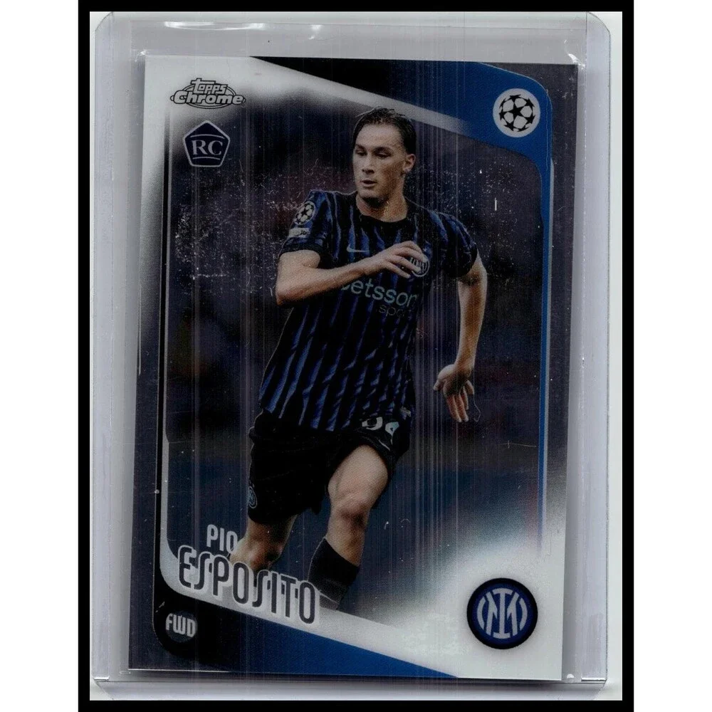 2025-26 Topps Chrome UEFA Pio Esposito #163 Inter Milan Rookie